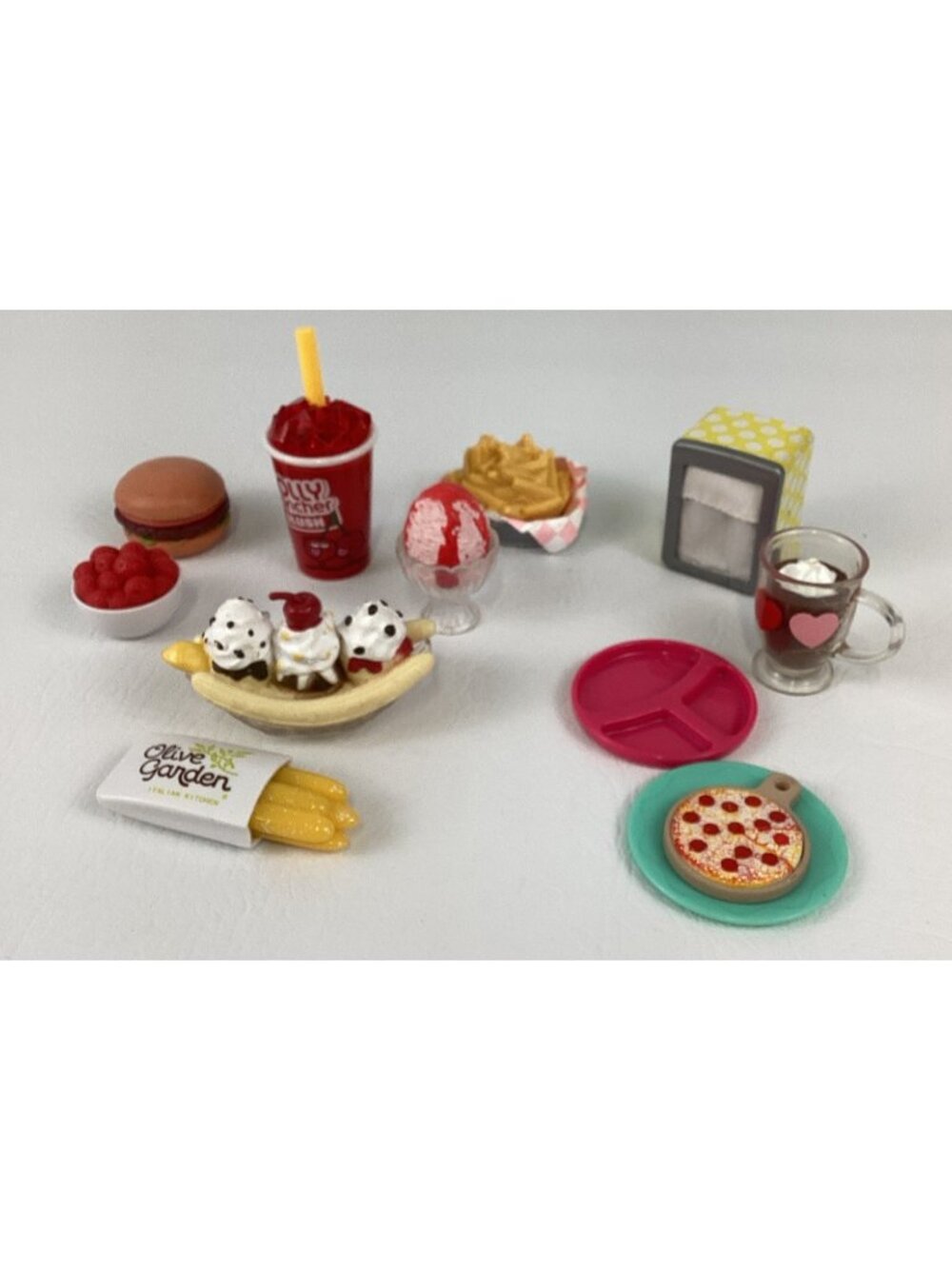 Battat Kitchen Littles Dollhouse Miniatures Dessert Set Lot of Pretend Play Food